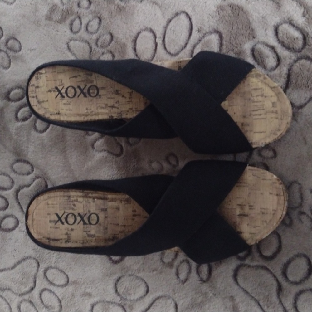 XOXO Women's Shoes Size 9 Black Used